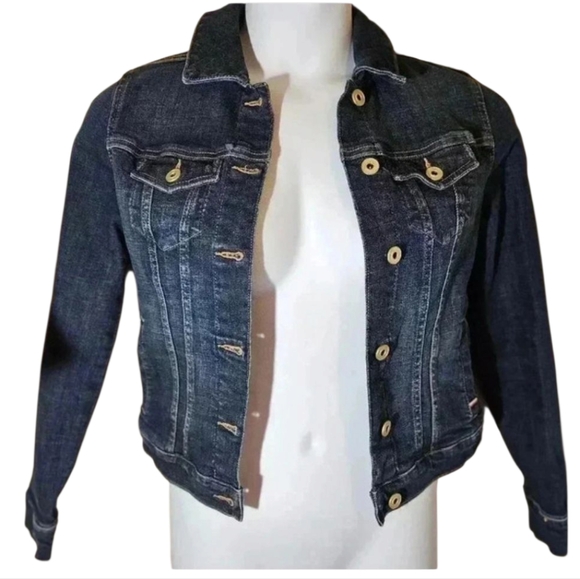 Tommy Hilfiger Vintage Denim Jacket Sz XS - Picture 1 of 4